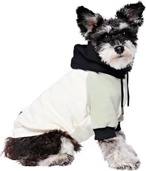 Spark Paws Dog Hoodie - Premium Quality, Buttery Soft, Superior Comfort and Fit, Calming Fleece Interior, Suitable for All Breeds - Olive Cream - S