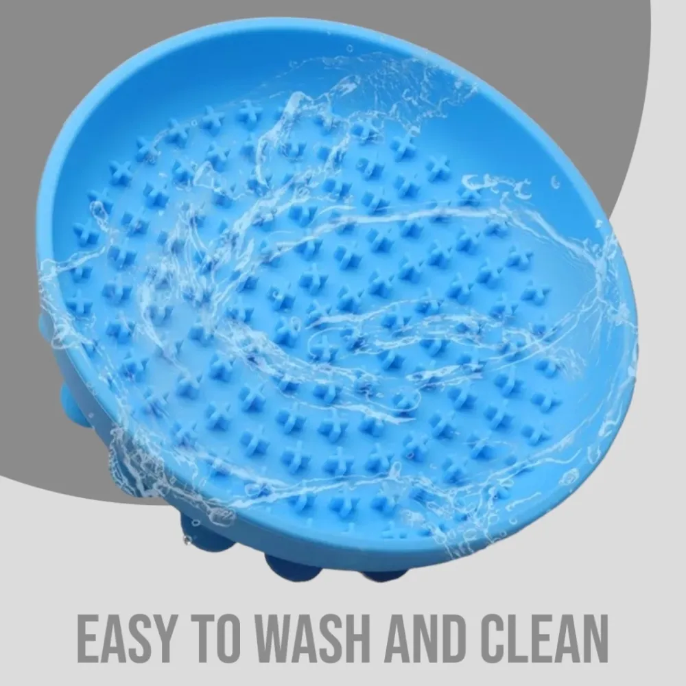 Talking Dog Club Lickables Licking Bowls for Dogs and Cats (Purple)