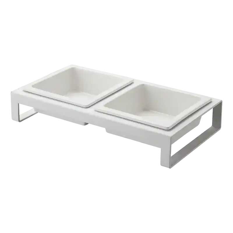 Tower Pet Bowls   Stand
