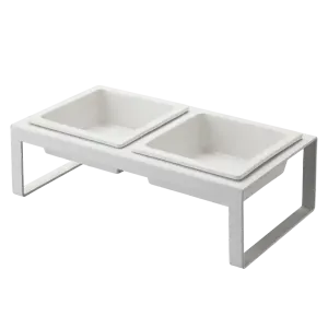 Tower Pet Bowls   Stand